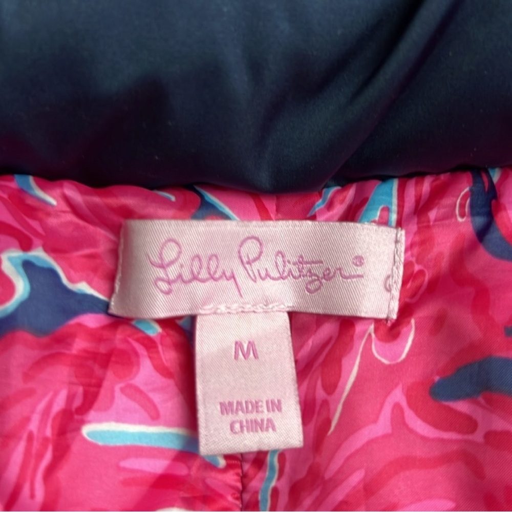 New Lilly Pulitzer True Navy Isabelle Vest - Picture 11 of 15